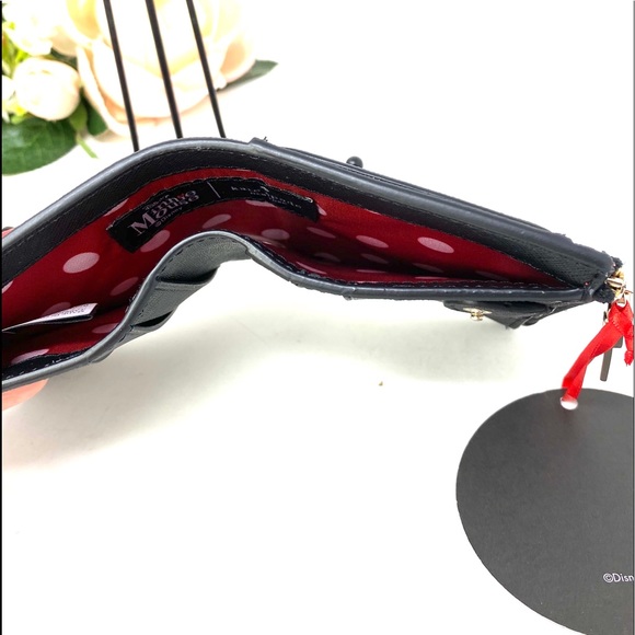 Kate ♠️Spade & Disney Minnie Mouse Adalyn Black Le - Picture 7 of 7